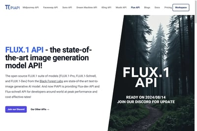 FLUX API - PiAPI preview